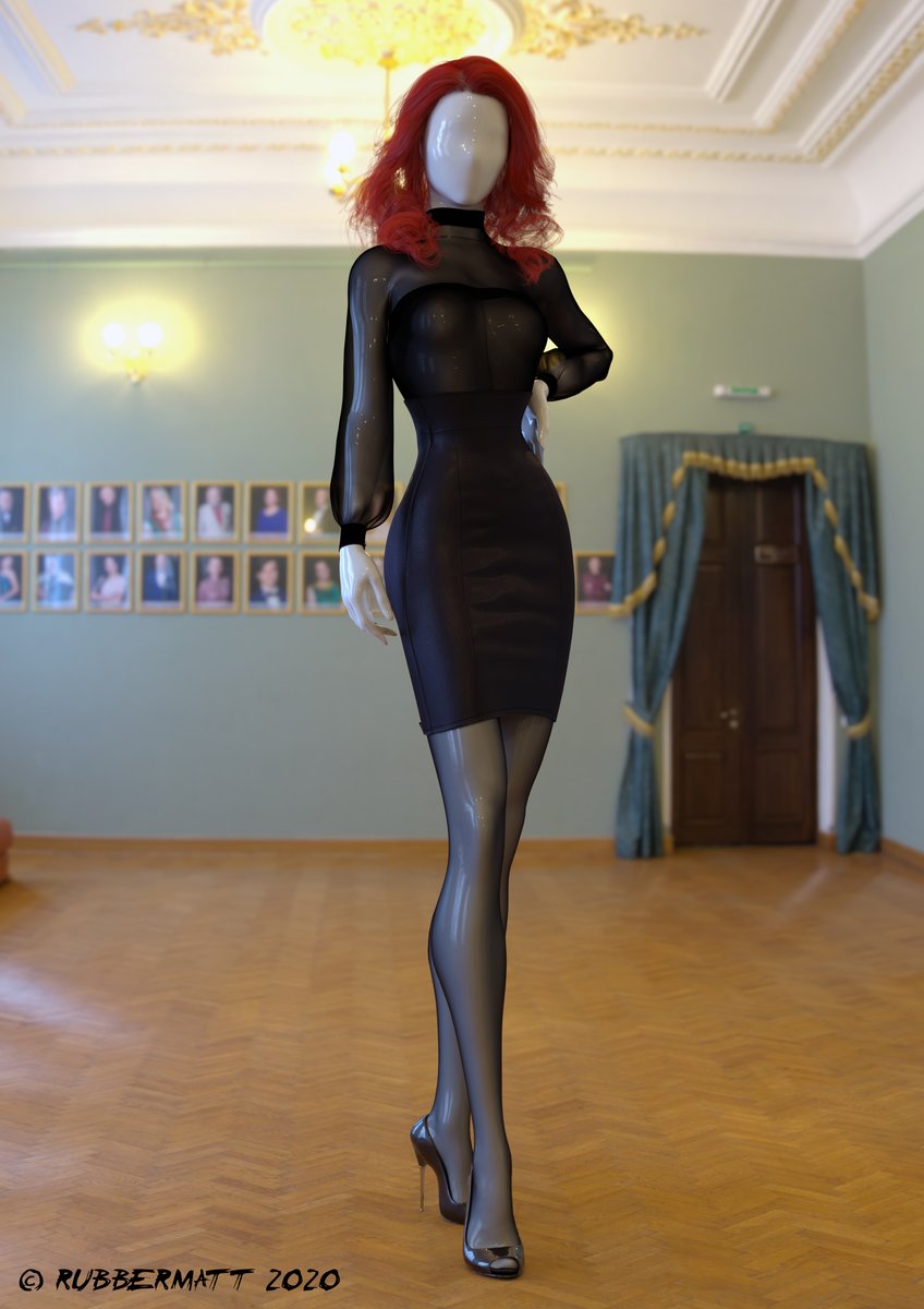 Redhead in a music hall