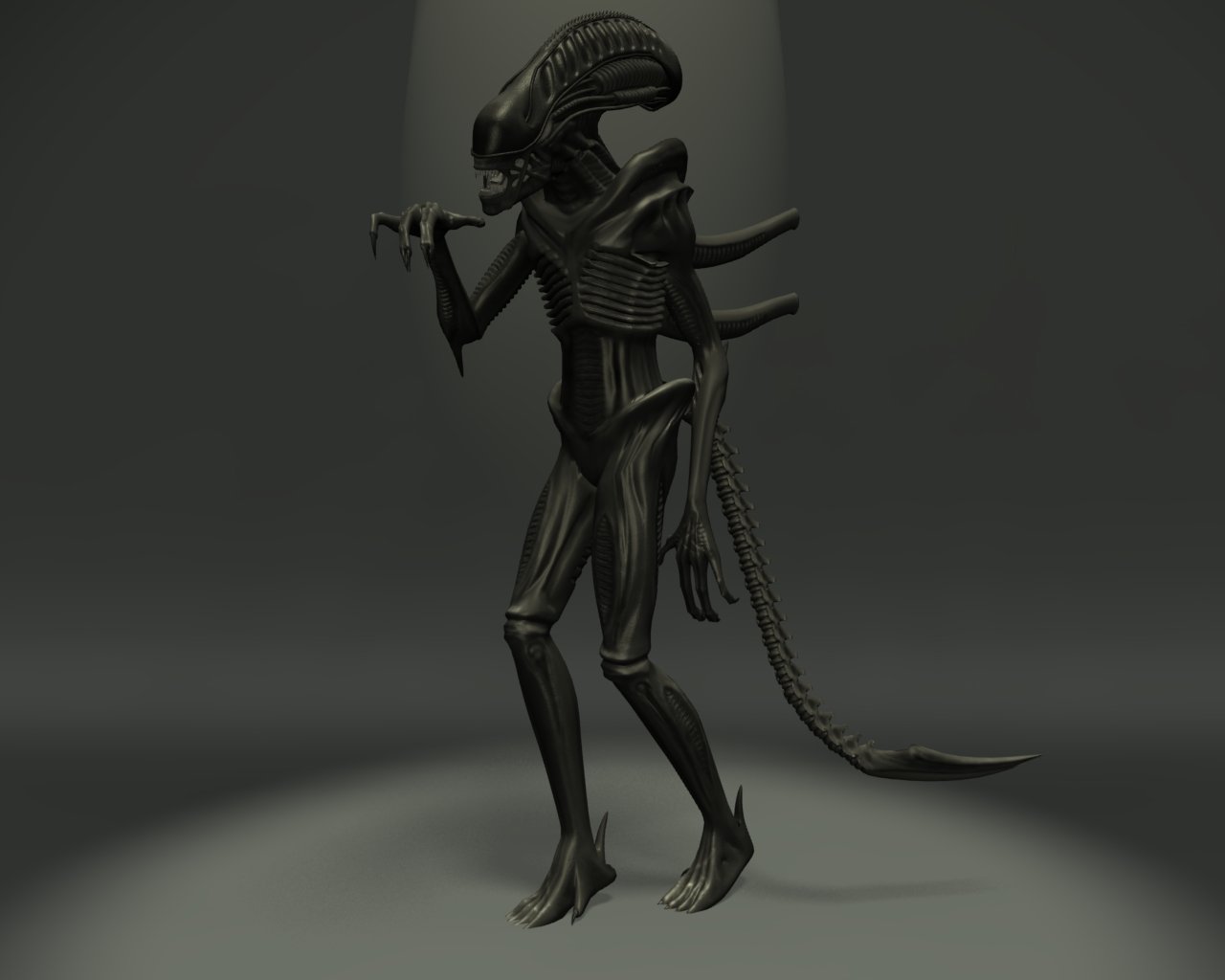 Xenomorph pose 3