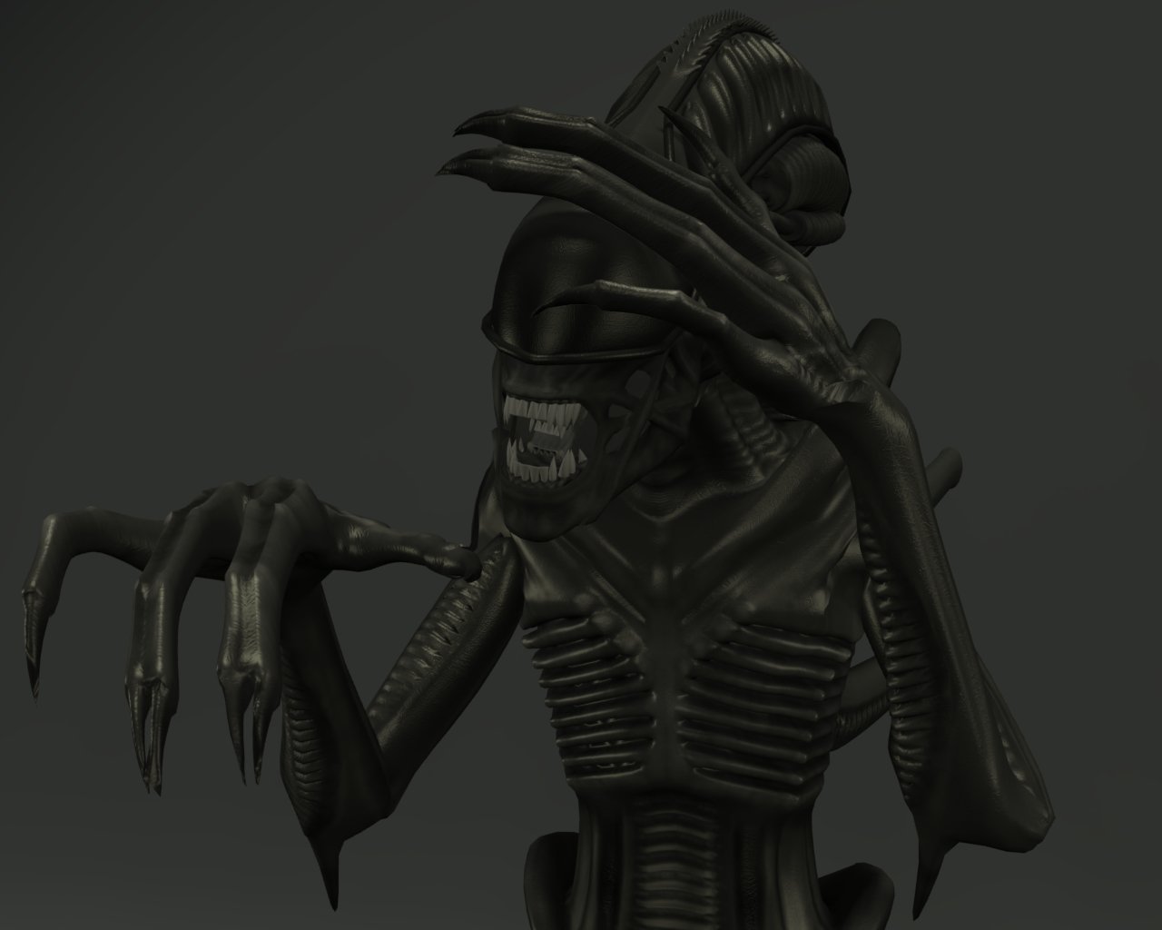 Xenomorph pose 4