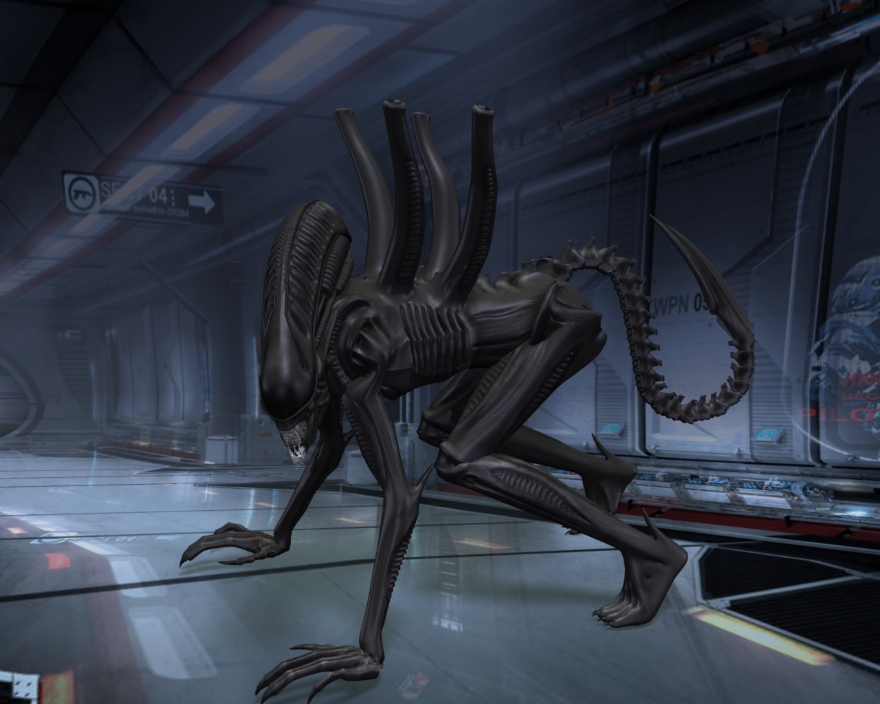 Xenomorph pose 8